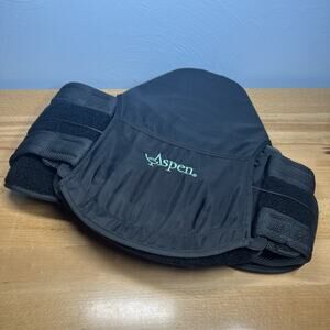 Aspen Horizon LSO Adjustable Back Sturdy Brace Support One Size Unisex - Black